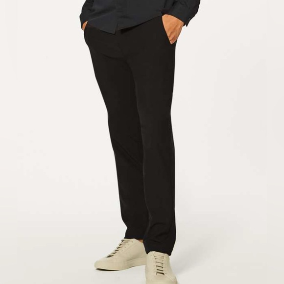 Lululemon Men's Slim Commission Pants Black size 34 Athleisure Golf Outdoor - Picture 11 of 11